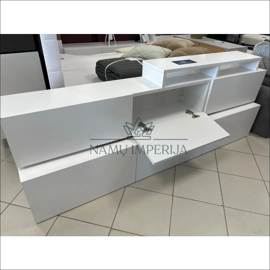 TV staliuko komplektas SI1265 - €70 Save 80% 50-100, __label:Pristatymas 1-2 d.d., color-balta, material-mediena,