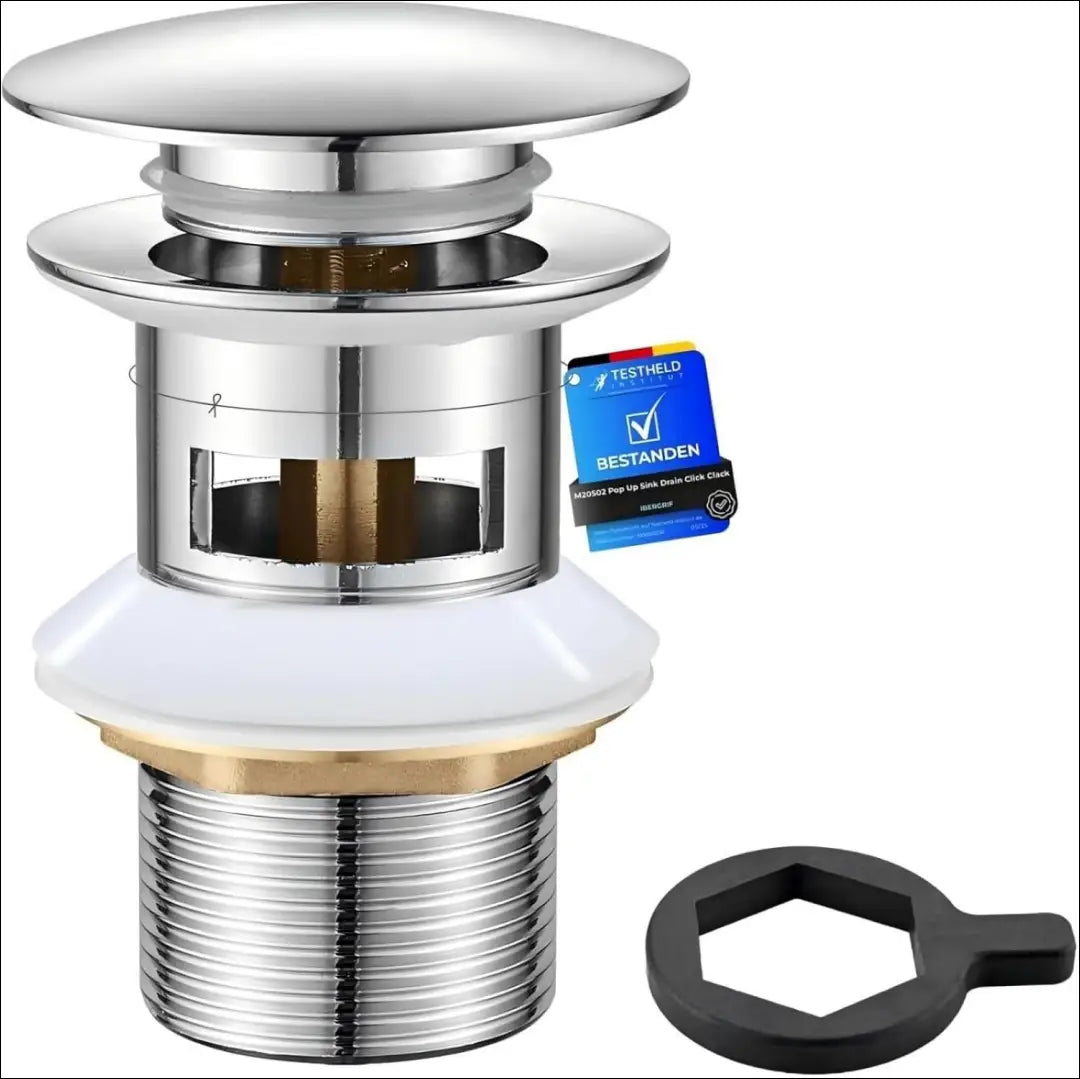 Universalus kriauklės sifonas su perpildymo vožtuvu “Ibergrif” SP260 - €7 Save 50% __label:Pristatymas 1-2 d.d.,