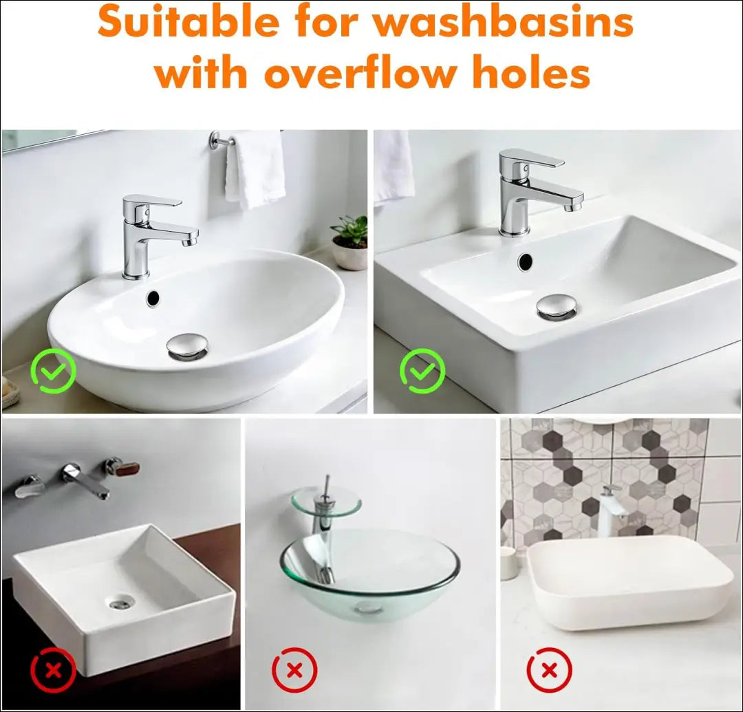 Universalus kriauklės sifonas su perpildymo vožtuvu “Ibergrif” SP260 - €7 Save 50% __label:Pristatymas 1-2 d.d.,