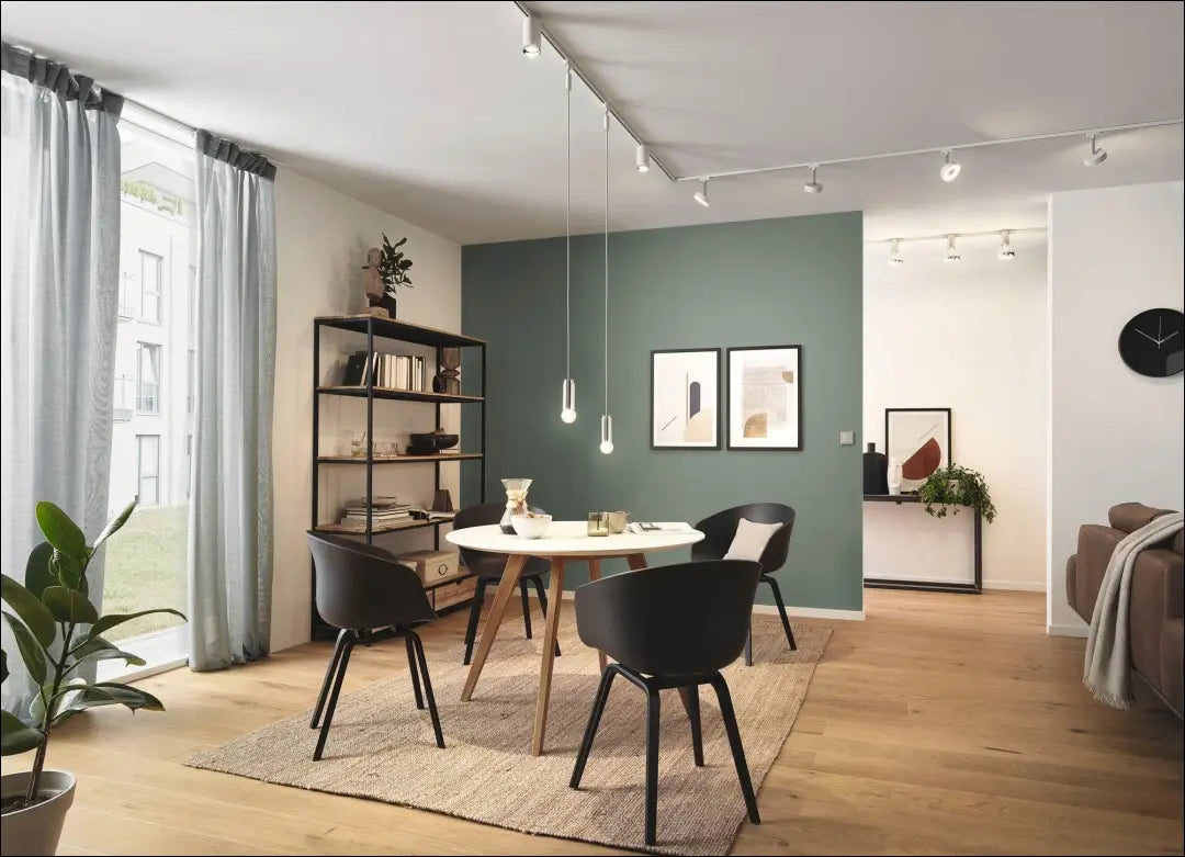 „URail Circle“ bėginis LED šviestuvas DI12546 - €22 Save 50% __label:Pristatymas 1-2 d.d., color-balta, interjeras,