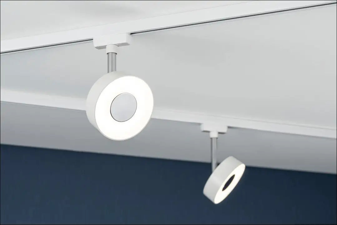 „URail Circle“ bėginis LED šviestuvas DI12546 - €22 Save 50% __label:Pristatymas 1-2 d.d., color-balta, interjeras,