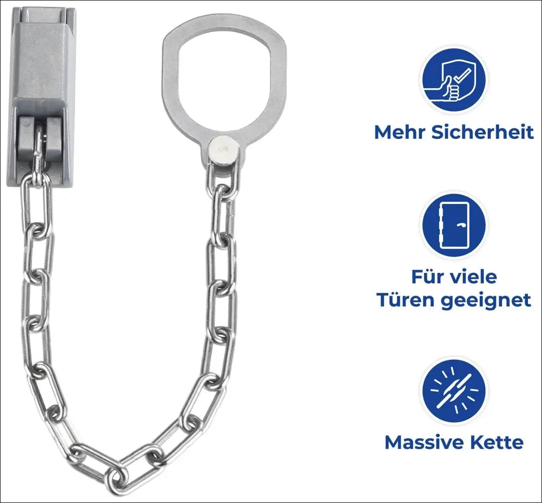 Užrakinama durų grandinė DI12549 - €13 Save 50% __label:Pristatymas 1-2 d.d., color-sidabrine, kita, material-metalas,