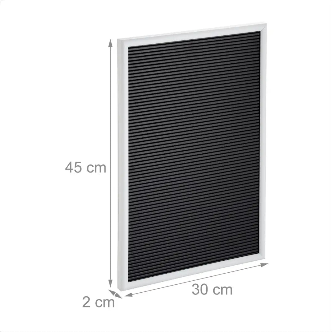 Užrašų lenta DI8598 - €13 Save 55% __label:Pristatymas 1-2 d.d., color-juoda, color-sidabrine, dekoracijos, interjeras