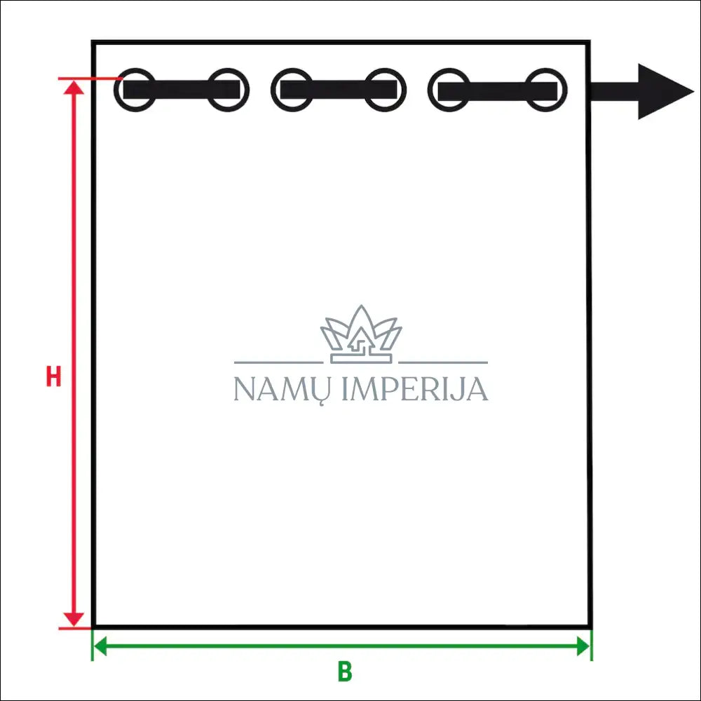 Užuolaida (140x245cm) DI9620 - €12 Save 55% __label:Pristatymas 1-2 d.d., color-smelio, material-poliesteris, tekstile,
