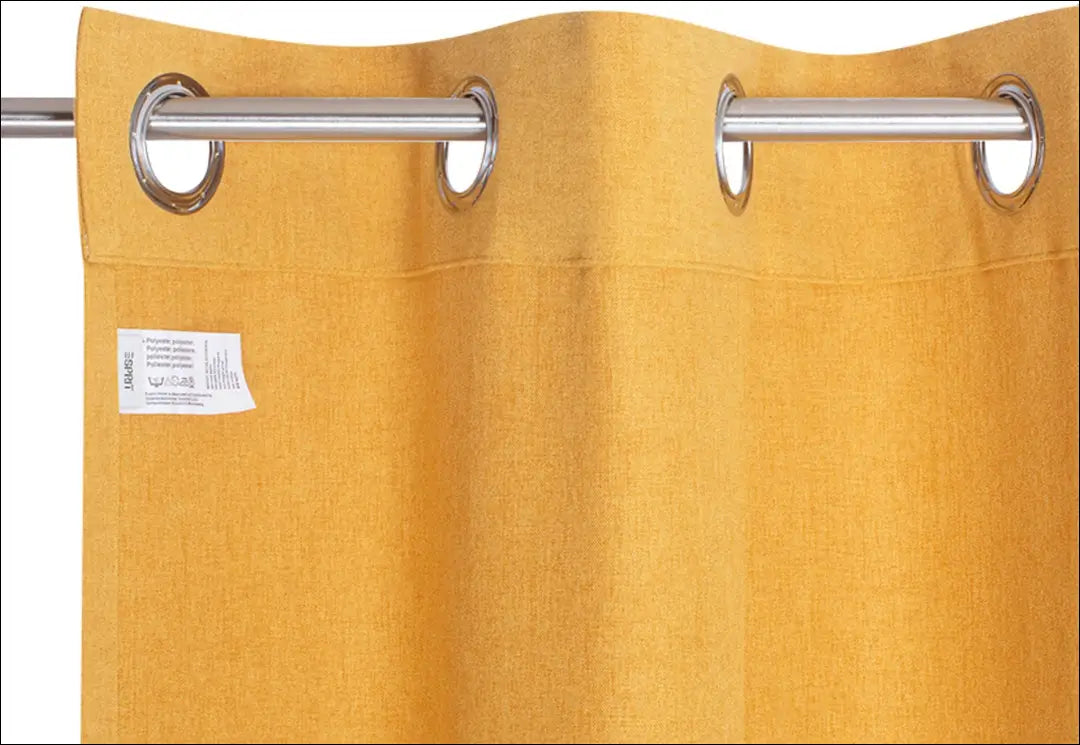 Užuolaida (140x250cm) DI12507 - €34 Save 50% 25-50, __label:Pristatymas 1-2 d.d., color-geltona, material-poliesteris,
