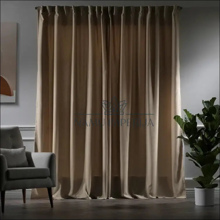 Užuolaida (140x295cm) DI8004 - €34 Save 50% 25-50, __label:Pristatymas 1-2 d.d., color-smelio, material-poliesteris,