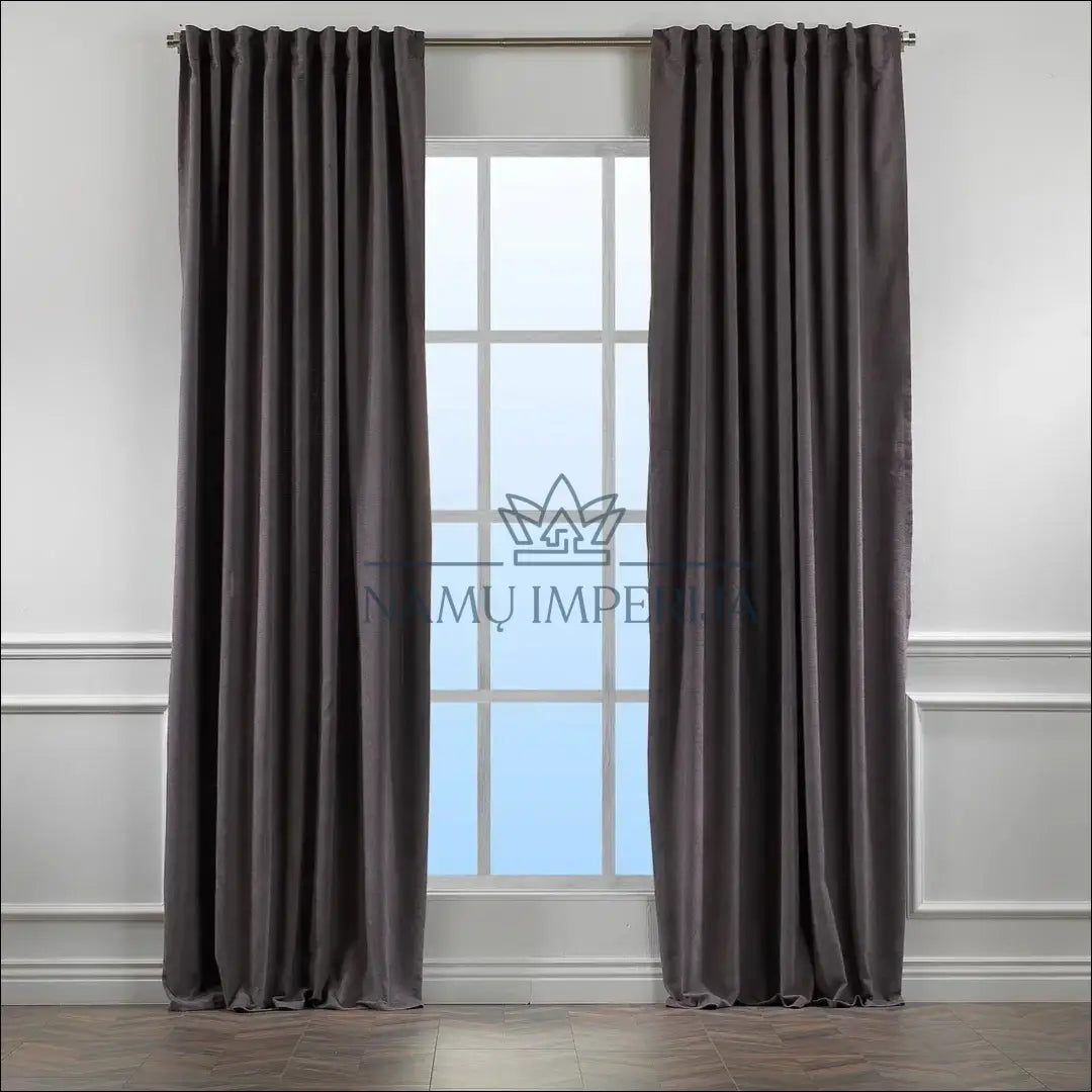 Užuolaida DI10005 €35 Save 50% 25 50, __label:Pristatymas 1 2 d.d., color pilka, material aksomas, poliesteris €25
