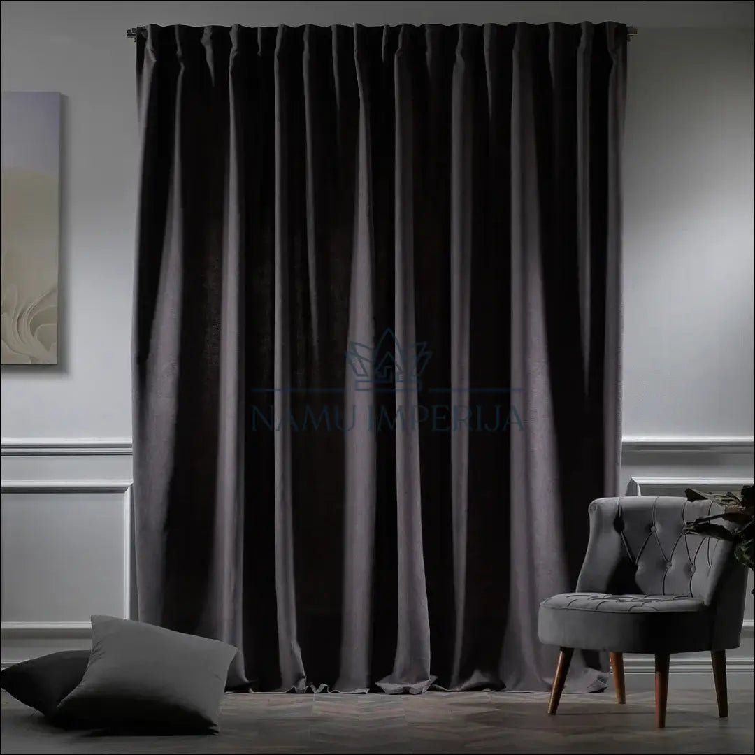 Užuolaida DI10005 €35 Save 50% 25 50, __label:Pristatymas 1 2 d.d., color pilka, material aksomas, poliesteris €25