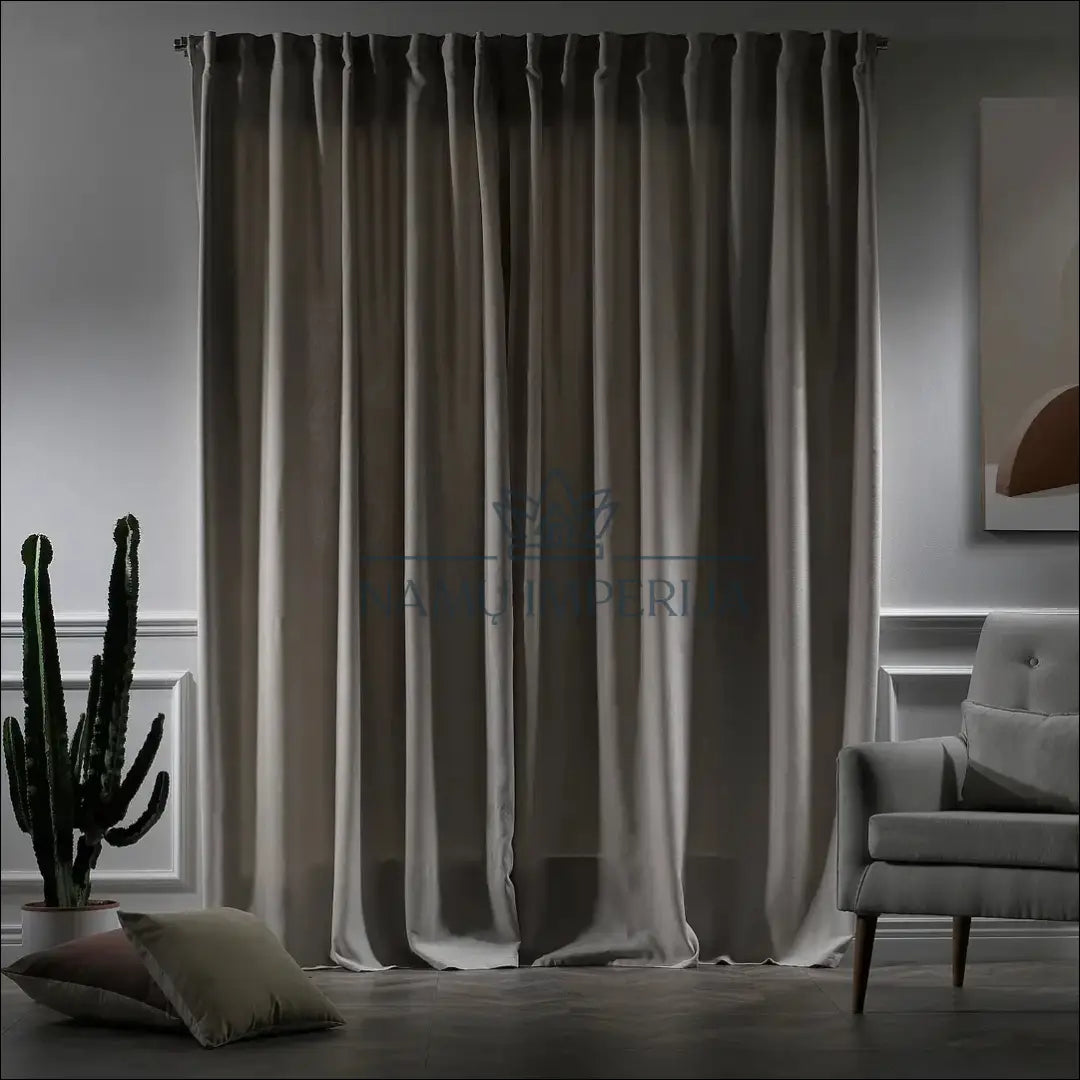 Užuolaida DI10017 €35 Save 50% 25 50, __label:Pristatymas 1 2 d.d., color smelio, material aksomas, poliesteris €25