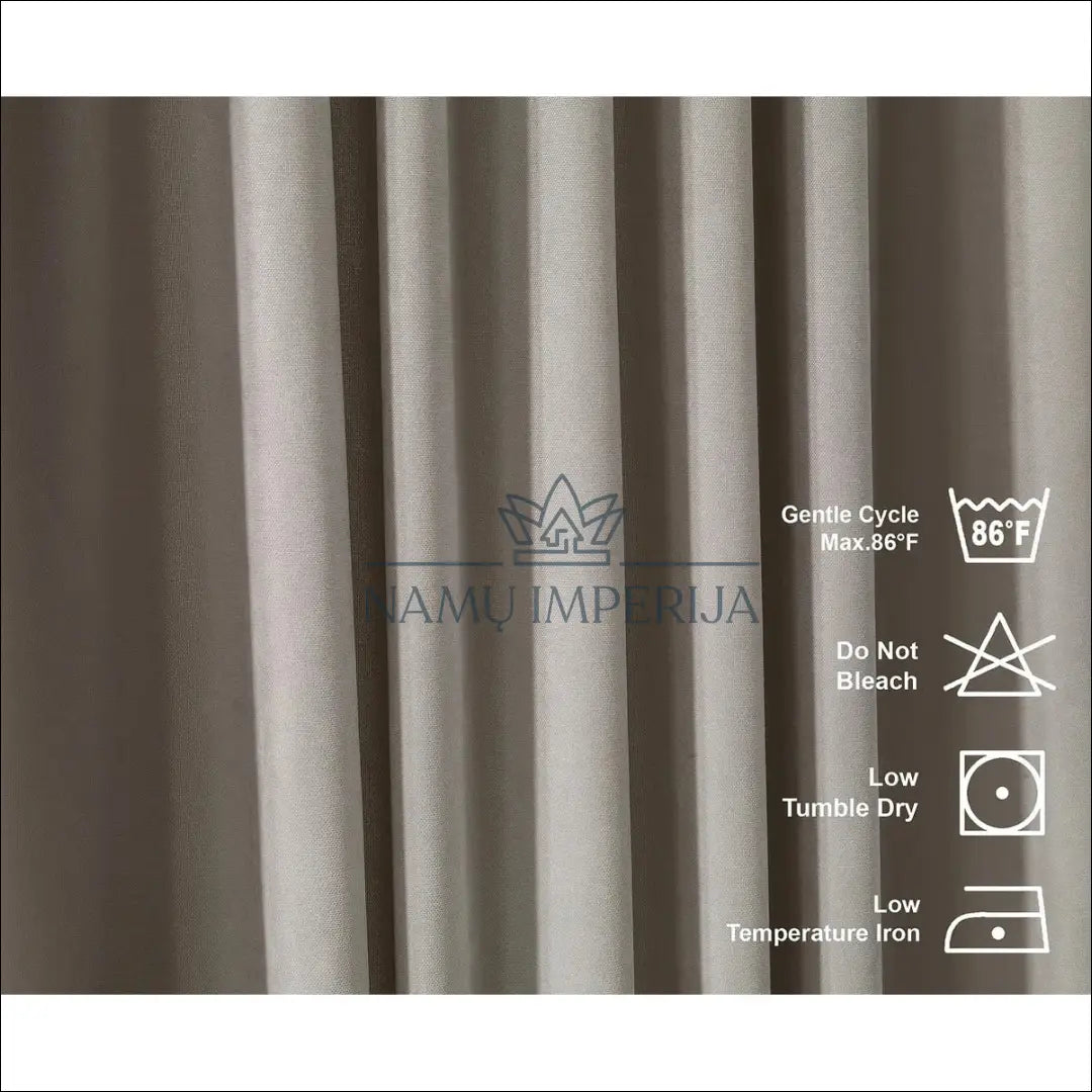 Užuolaida DI10017 €35 Save 50% 25 50, __label:Pristatymas 1 2 d.d., color smelio, material aksomas, poliesteris €25