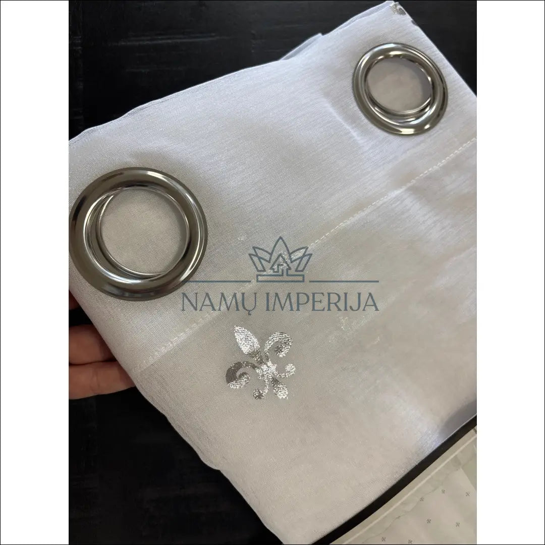 Užuolaida DI10059 - €19 Save 50% __label:Pristatymas 1-2 d.d., color-balta, color-sidabrine, material-poliesteris,