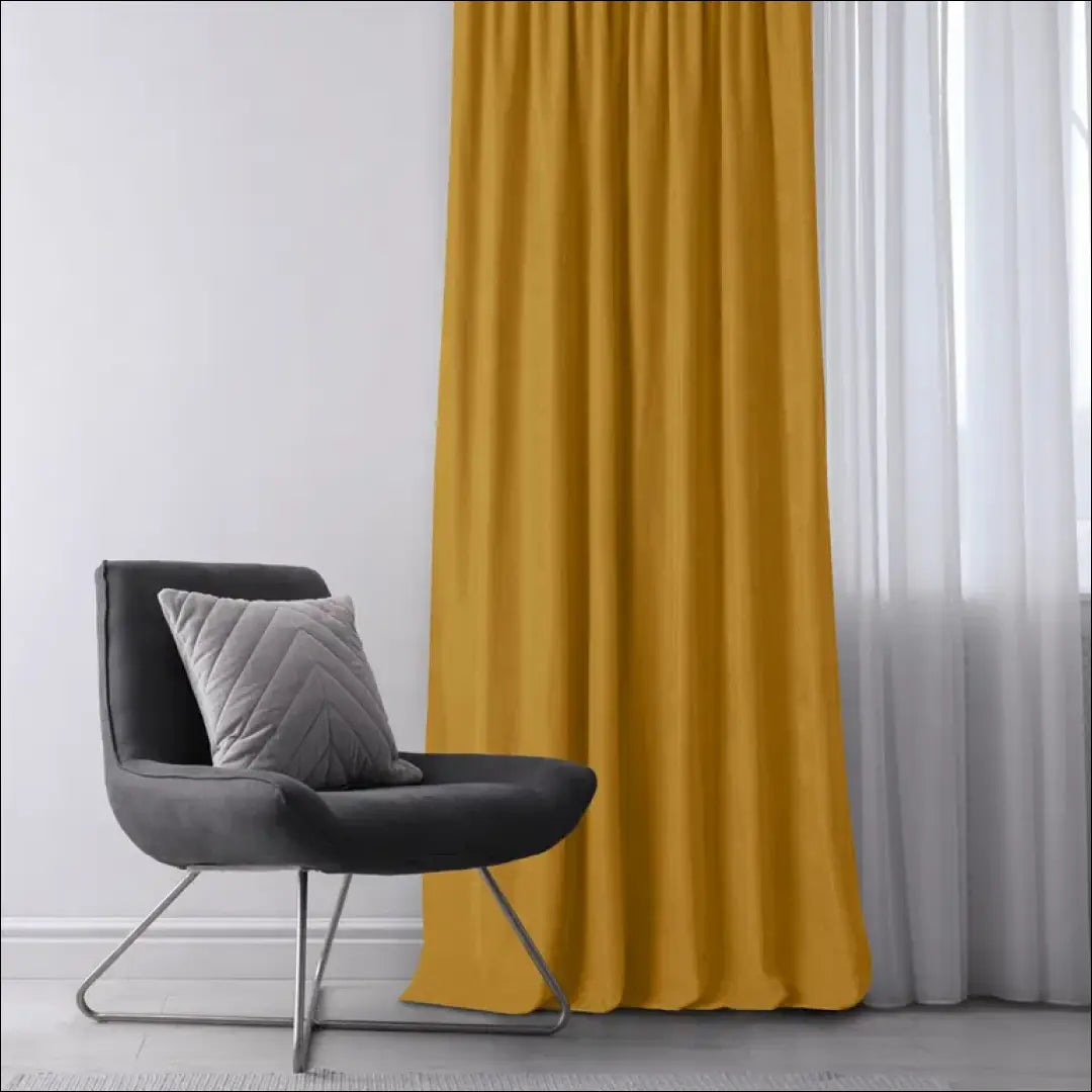 Užuolaida DI10132 - €47 Save 55% 25-50, __label:Pristatymas 1-2 d.d., color-geltona, material-poliesteris, tekstile €25