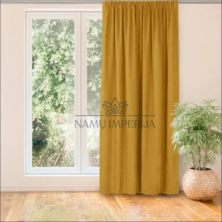 Užuolaida DI10132 - €53 Save 50% 50-100, __label:Pristatymas 1-2 d.d., color-geltona, material-poliesteris, tekstile