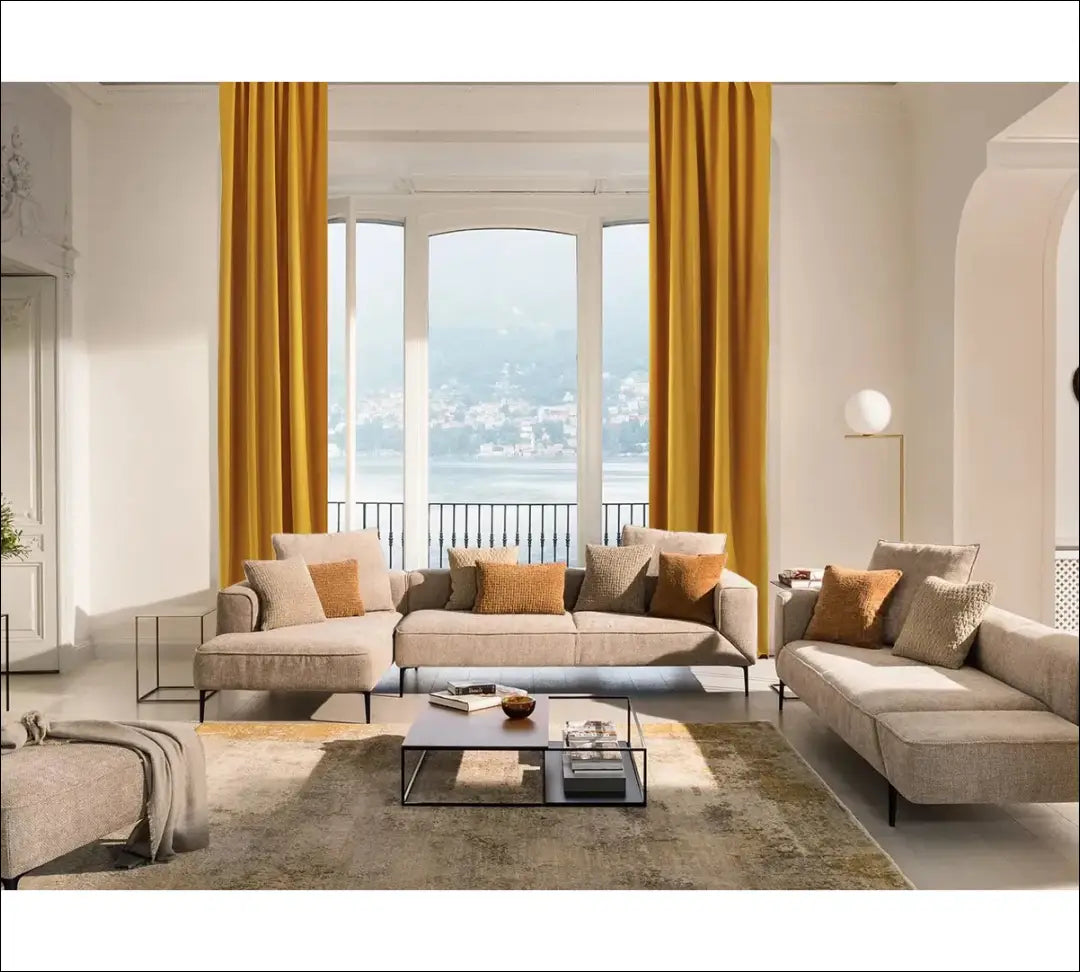 Užuolaida DI11053 - €35 Save 50% 25-50, __label:Pristatymas 1-2 d.d., color-geltona, material-aksomas,