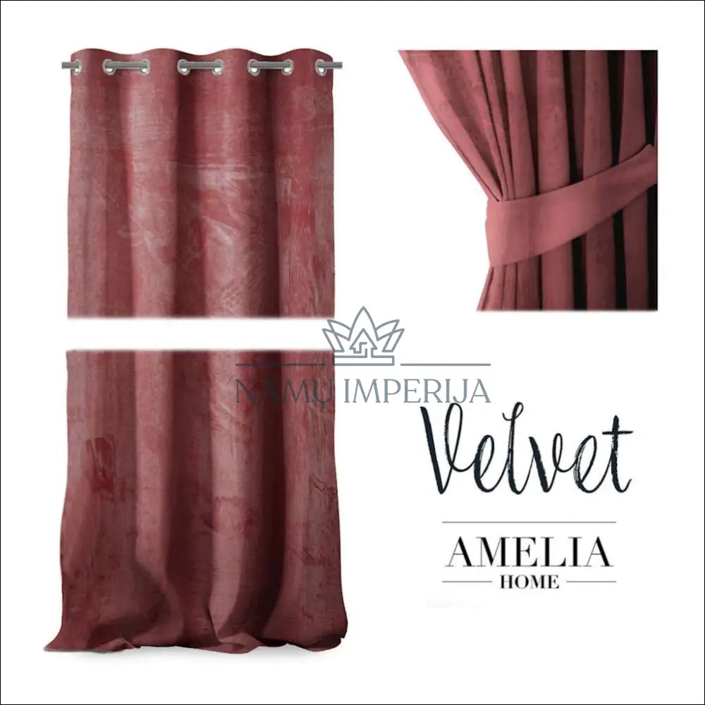 Užuolaida DI1122 - €32 Save 65% 25-50, __label:Pristatymas 1-2 d.d., color-rozine, material-poliesteris, tekstile €25