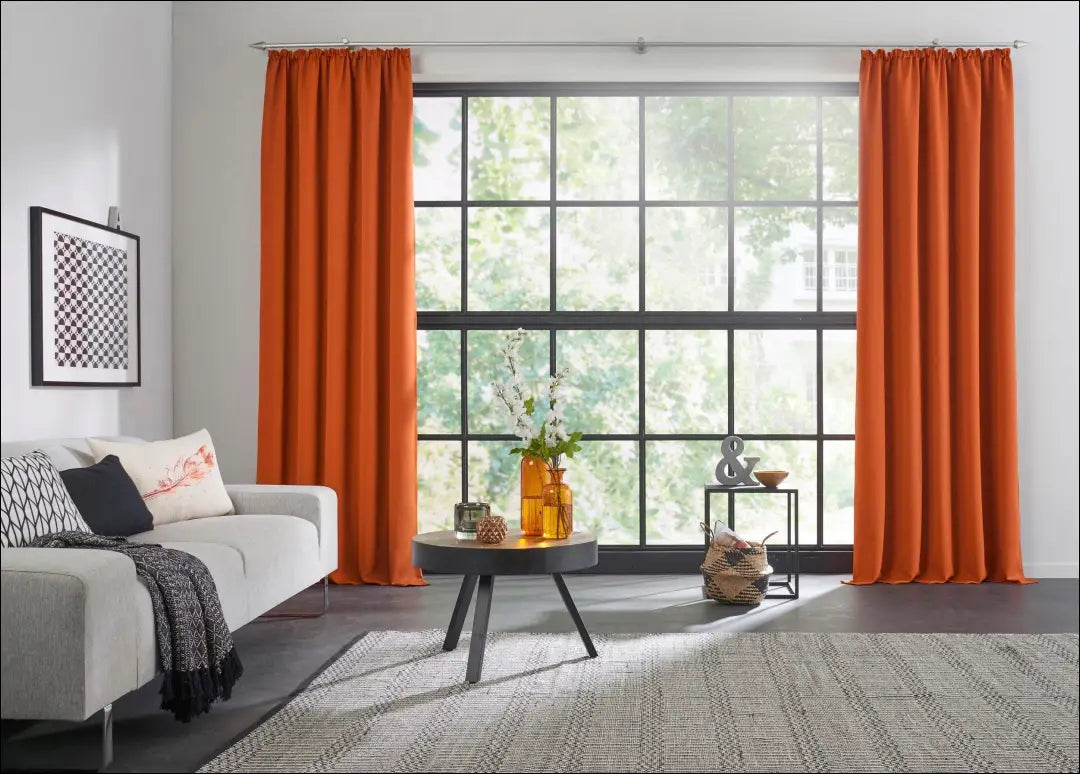 Užuolaida DI11421 - €22 Save 50% __label:Pristatymas 1-2 d.d., color-oranzine, color-ruda, material-poliesteris,