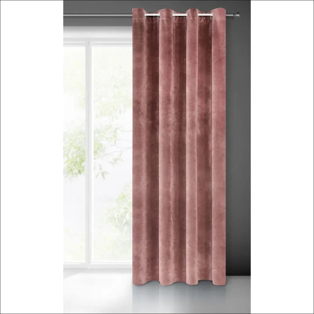 Užuolaida DI11429 - €29 Save 50% 25-50, __label:Pristatymas 1-2 d.d., color-rozine, material-aksomas,