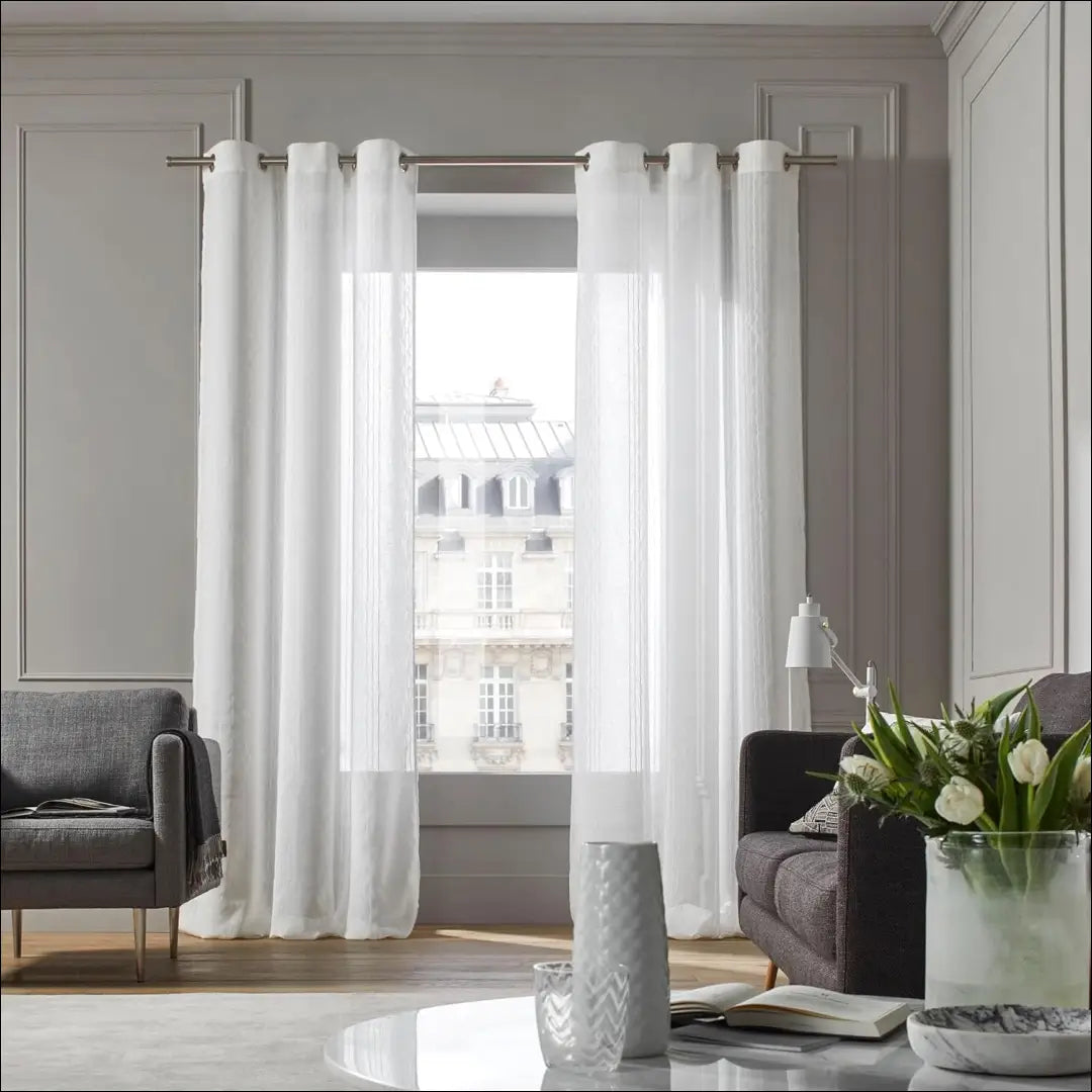 Užuolaida DI11463 - €55 Save 50% 50-100, __label:Pristatymas 1-2 d.d., color-balta, material-poliesteris, tekstile €50