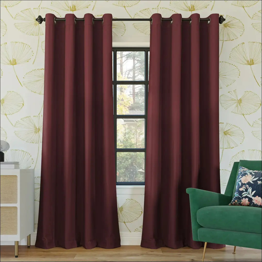 Užuolaida DI11489 - €52 Save 50% 50-100, __label:Pristatymas 1-2 d.d., color-raudona, material-poliesteris, tekstile