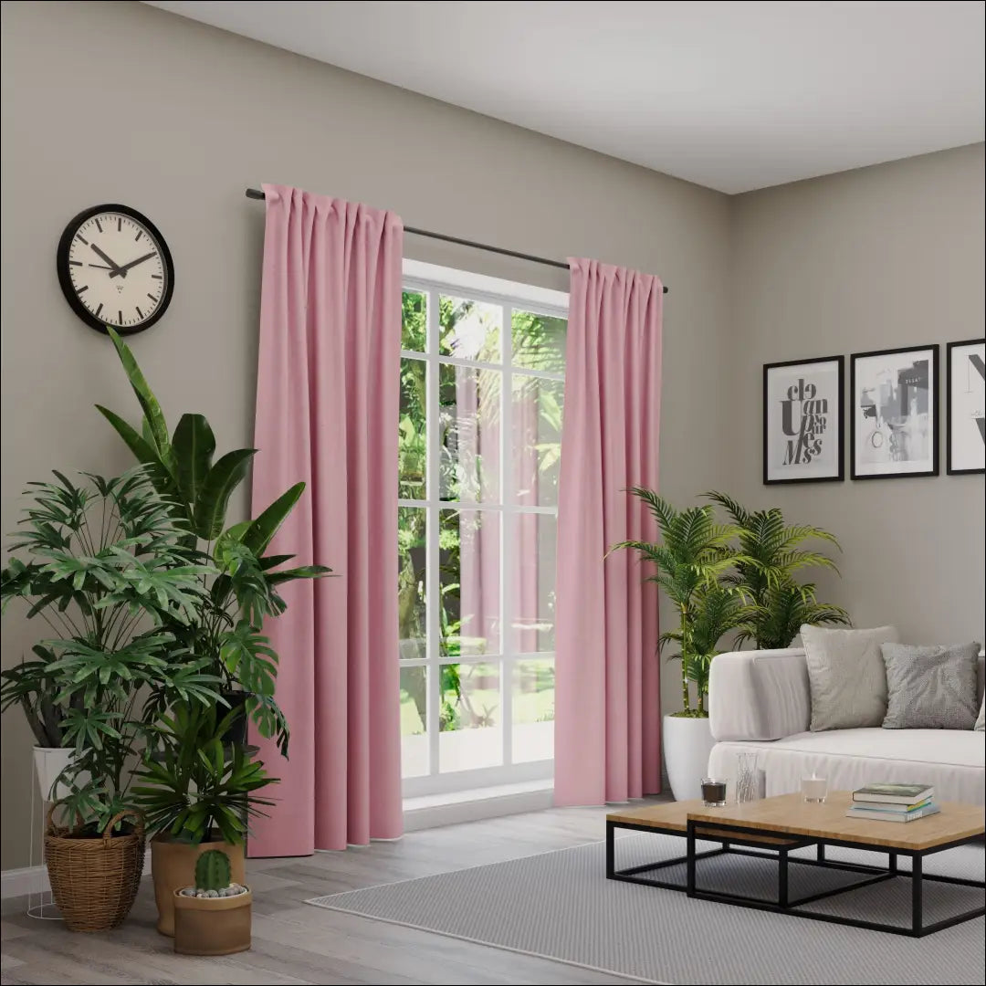 Užuolaida DI11592 - €38 Save 50% 25-50, __label:Pristatymas 1-2 d.d., color-rozine, material-poliesteris, tekstile €25