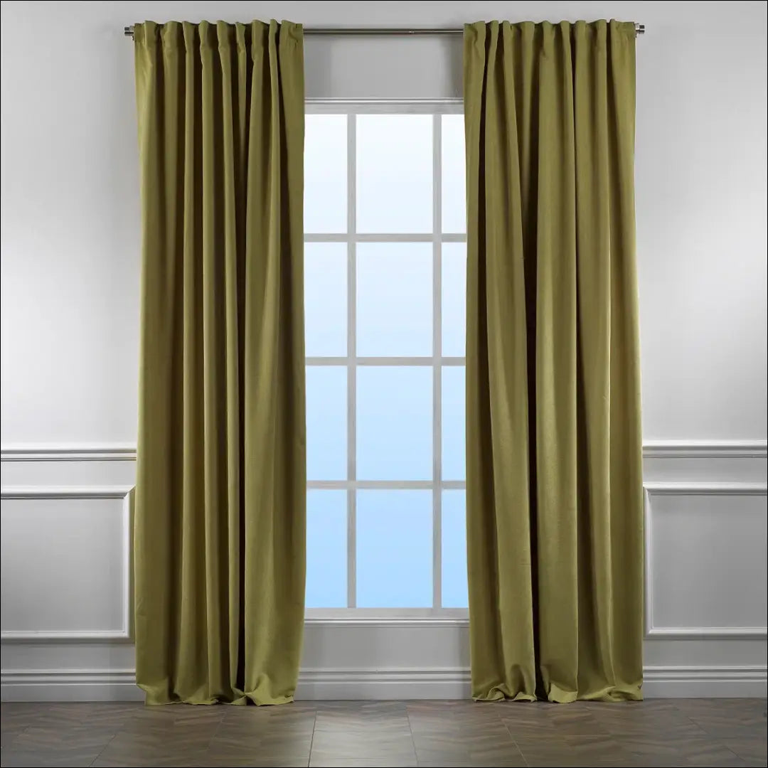 Užuolaida DI11657 - €35 Save 50% 25-50, __label:Pristatymas 1-2 d.d., color-zalia, material-aksomas,