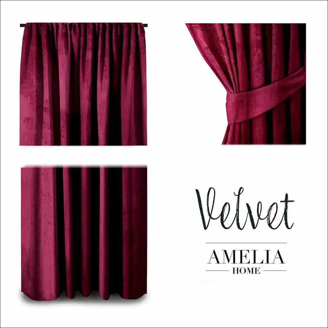 Užuolaida DI11693 - €24 Save 50% __label:Pristatymas 1-2 d.d., color-rozine, material-aksomas, material-poliesteris,