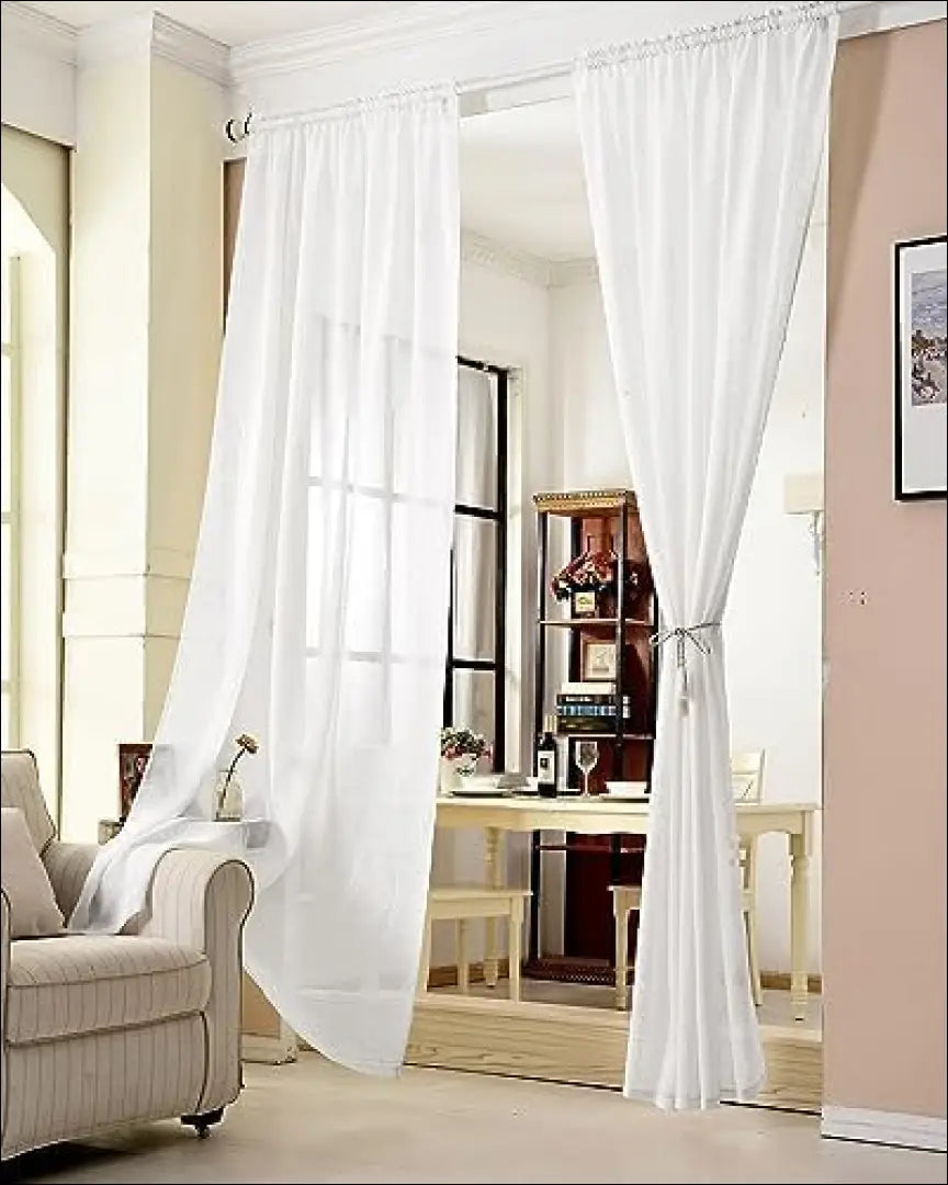 Užuolaida DI11704 - €45 Save 50% 25-50, __label:Pristatymas 1-2 d.d., color-balta, material-poliesteris, tekstile €25