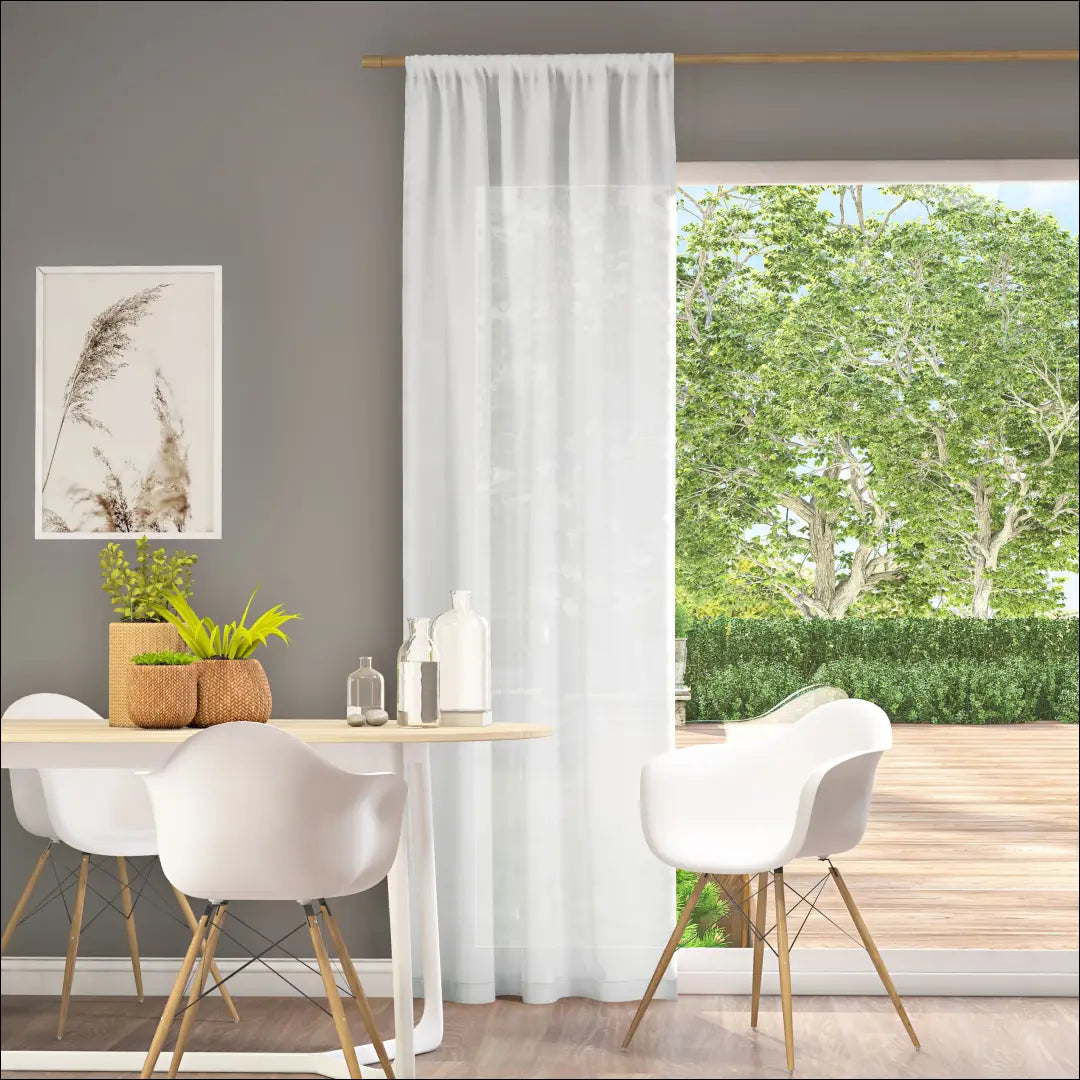 Užuolaida DI11717 - €32 Save 50% 25-50, __label:Pristatymas 1-2 d.d., color-balta, material-poliesteris, tekstile €25