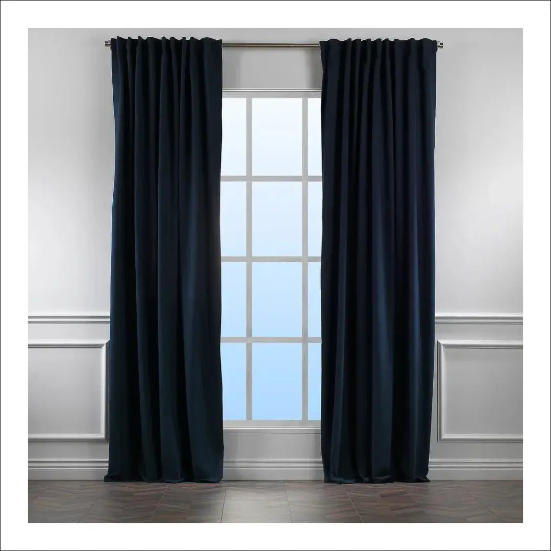 Užuolaida DI11750 - €35 Save 50% 25-50, __label:Pristatymas 1-2 d.d., color-melyna, material-aksomas,