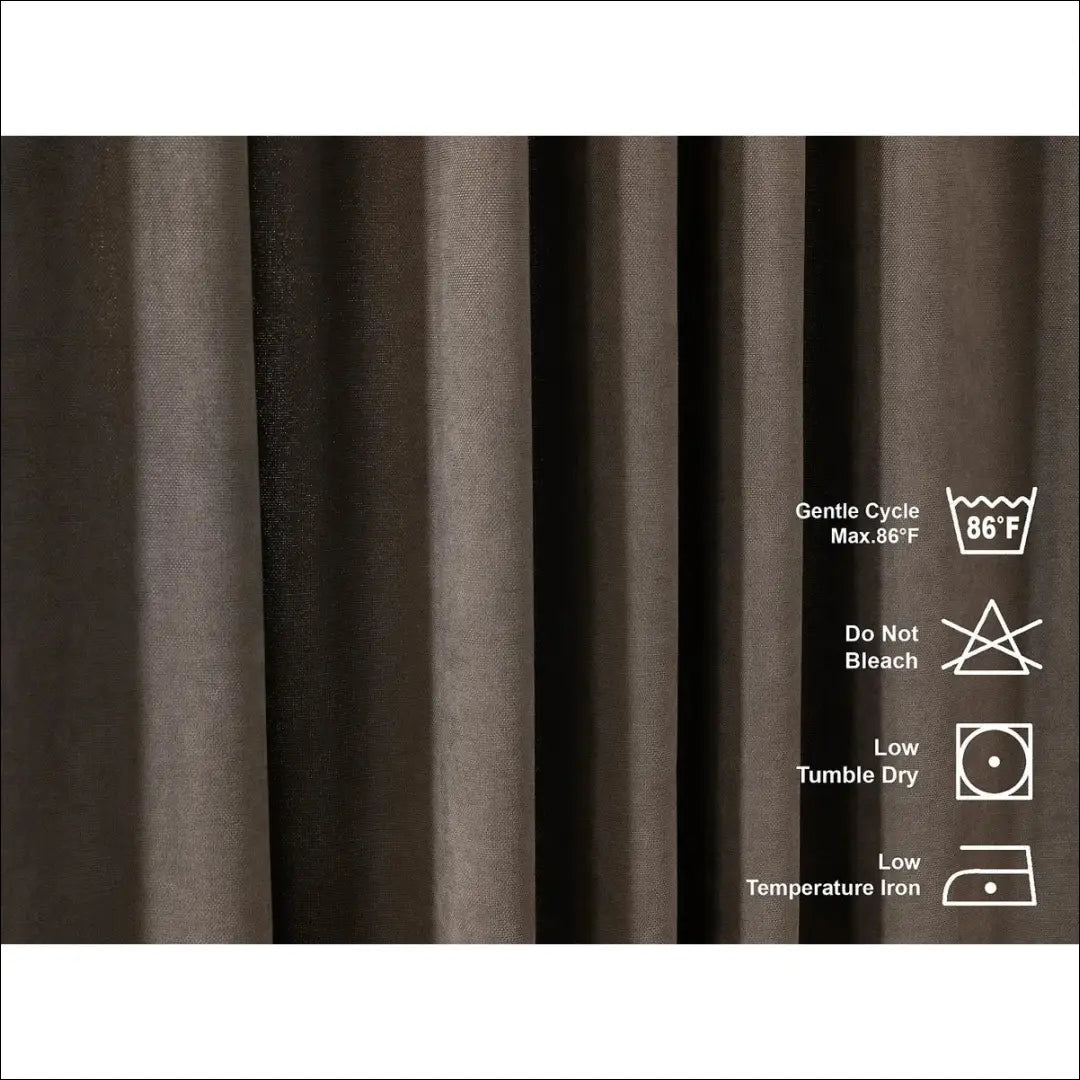 Užuolaida DI11787 - €39 Save 50% 25-50, __label:Pristatymas 1-2 d.d., color-ruda, material-aksomas,