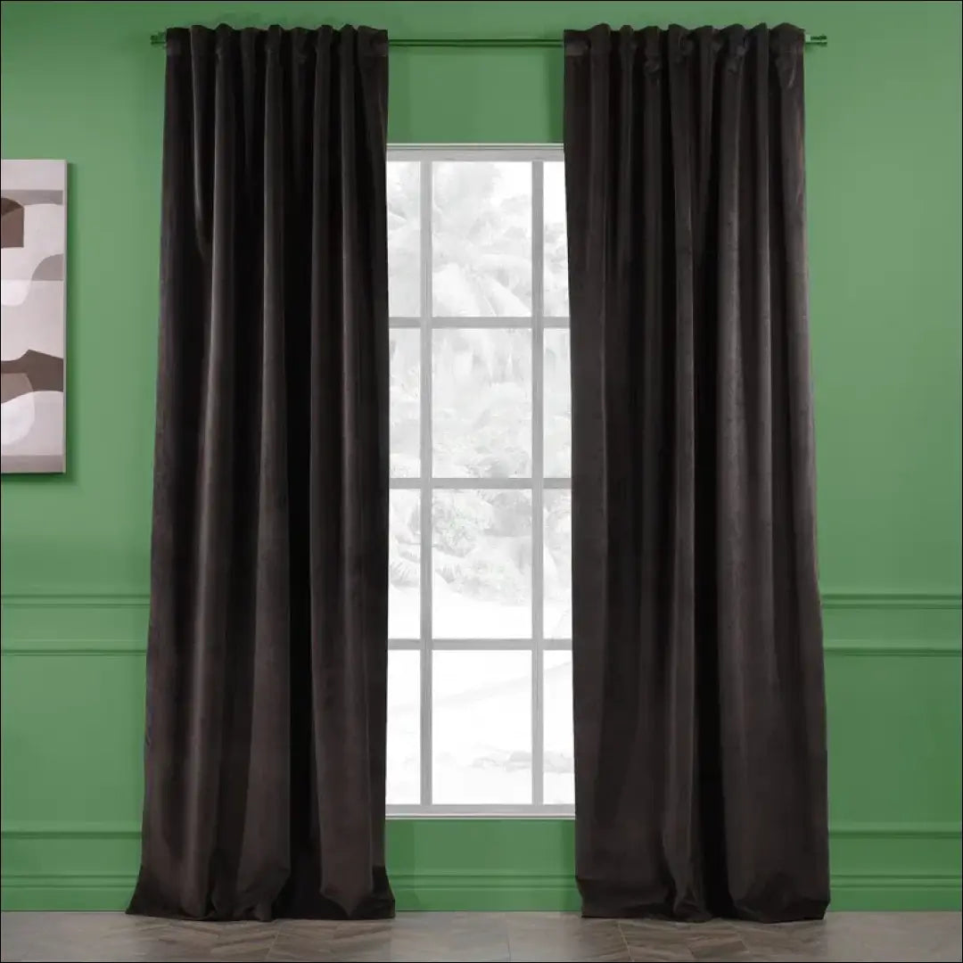 Užuolaida DI11788 - €70 Save 50% 50-100, __label:Pristatymas 1-2 d.d., color-ruda, material-aksomas,