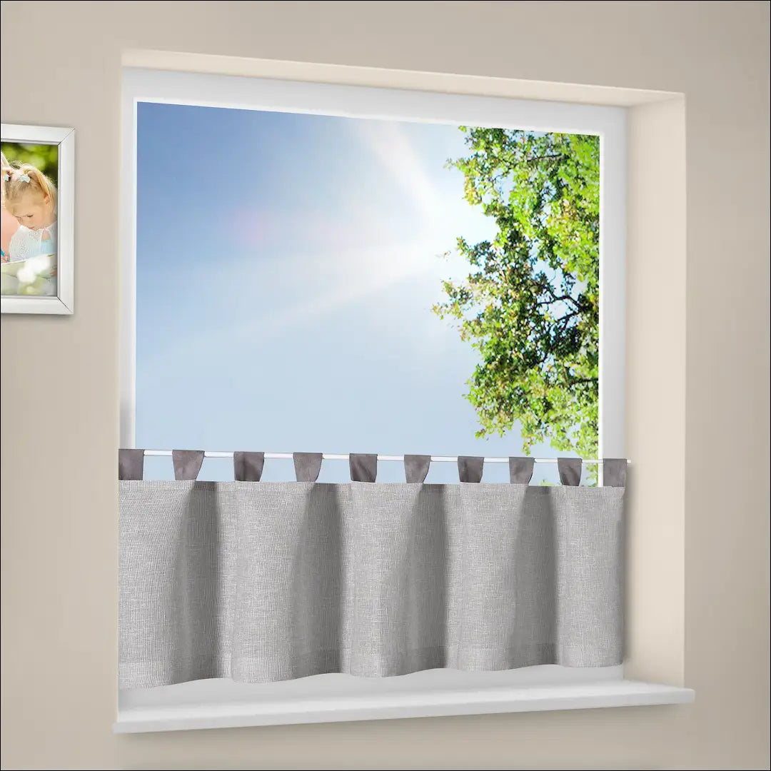 Užuolaida DI11794 - €13 Save 50% __label:Pristatymas 1-2 d.d., color-pilka, material-linas, material-poliesteris,