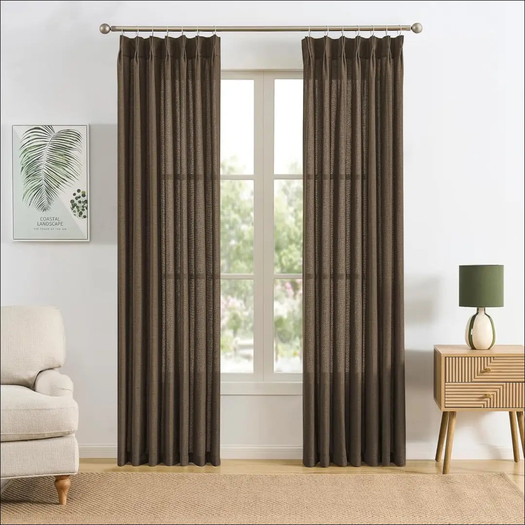 Užuolaida DI11819 - €29 Save 50% 25-50, __label:Pristatymas 1-2 d.d., color-ruda, material-poliesteris, tekstile €25