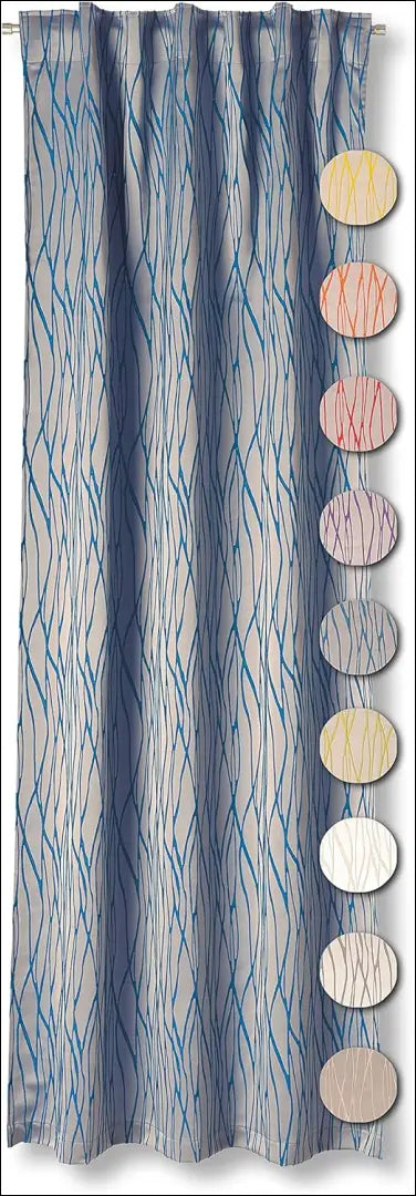 Užuolaida DI12027 - €15 Save 50% __label:Pristatymas 1-2 d.d., color-pilka, color-turkis, material-poliesteris,
