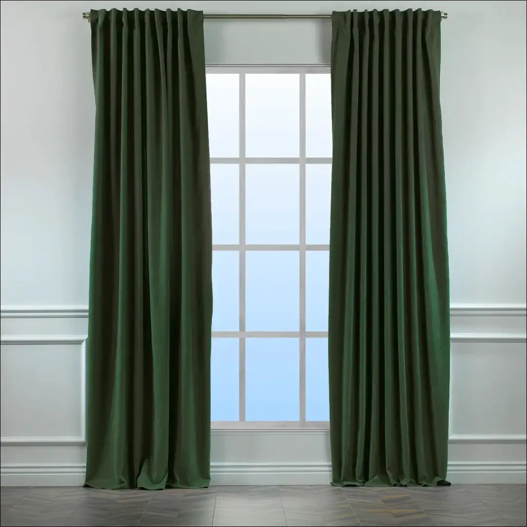 Užuolaida DI12192 - €35 Save 50% 25-50, __label:Pristatymas 1-2 d.d., color-zalia, material-aksomas,