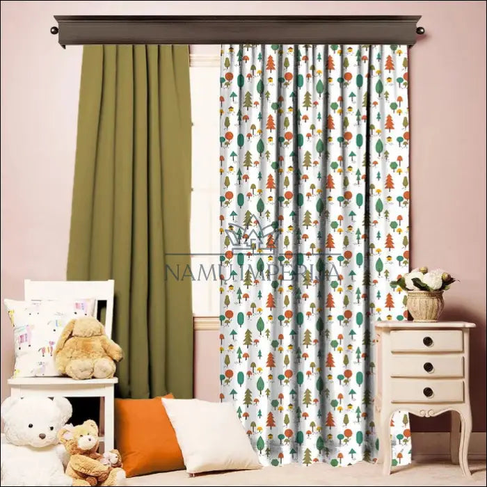 Užuolaida DI1720 - €43 Save 65% 25-50, __label:Pristatymas 1-2 d.d., color-balta, color-marga, color-margas €25 to €50
