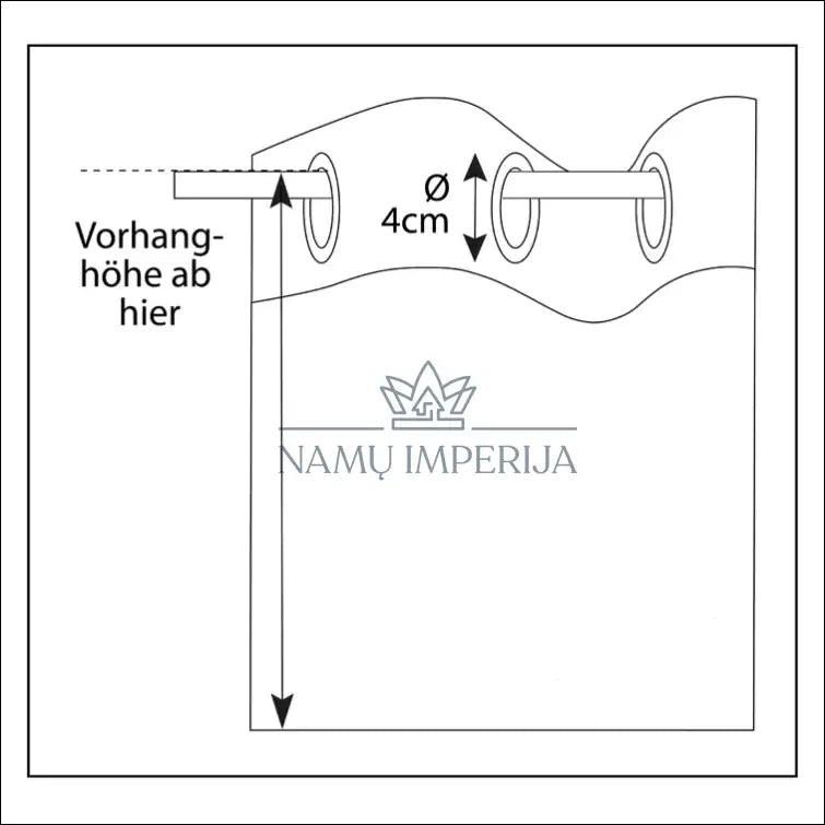 Užuolaida DI5041 - €40 Save 65% 25-50, __label:Pristatymas 1-2 d.d., color-balta, material-poliesteris, spec €25