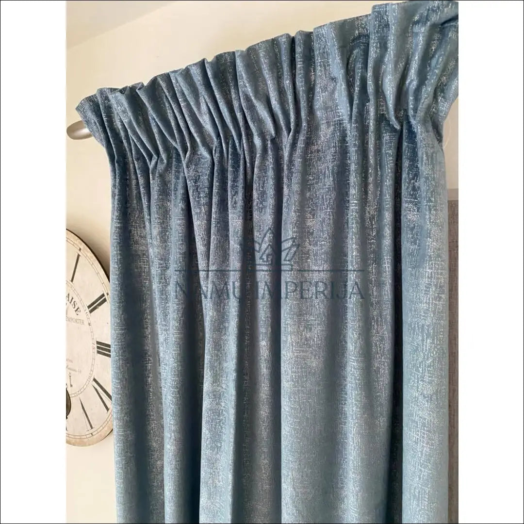 Užuolaida DI9828 - €17 Save 50% __label:Pristatymas 1-2 d.d., color-melyna, color-sidabrine, material-aksomas,