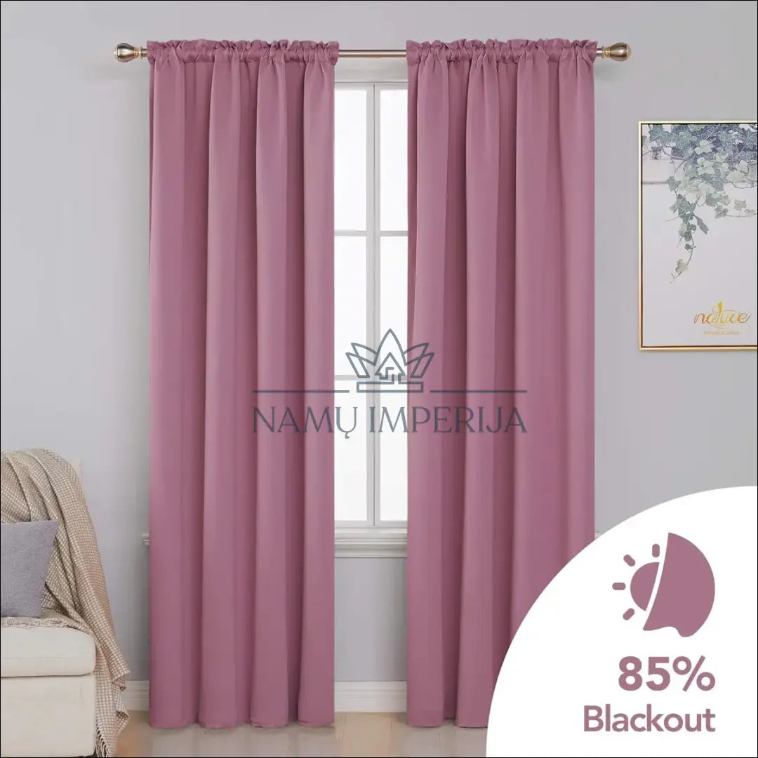 Užuolaidų komplektas (2vnt) DI10008 €44 Save 50% 25 50, __label:Pristatymas 1 2 d.d., color rozine, material