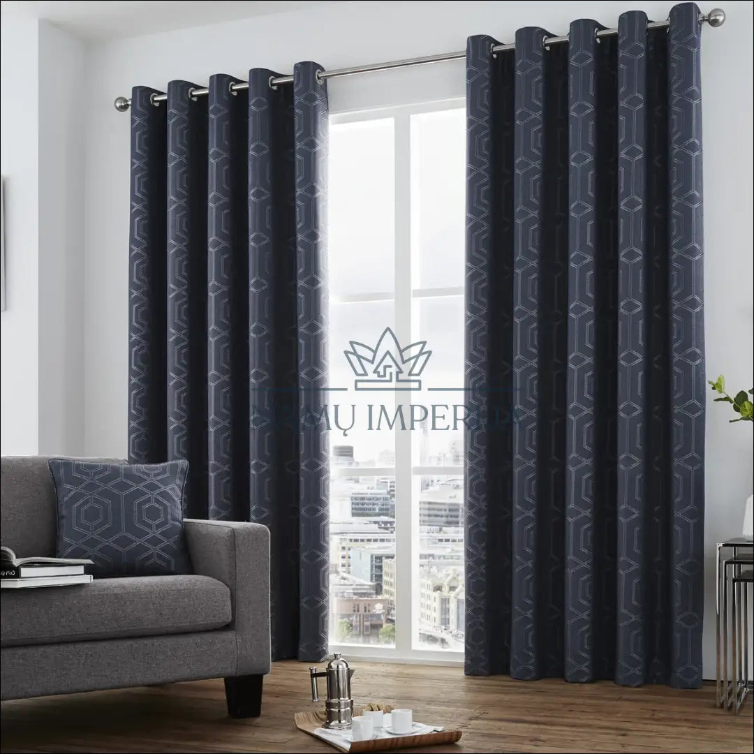Užuolaidų komplektas (2vnt) DI10235 - €88 Save 50% 50-100, __label:Pristatymas 1-2 d.d., color-melyna,
