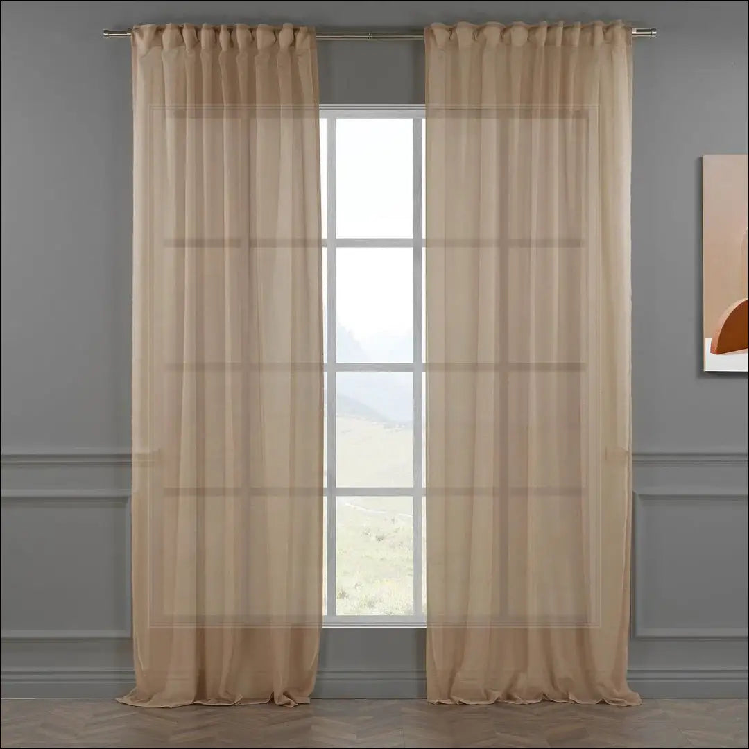 Užuolaidų komplektas (2vnt) DI11041 - €42 Save 50% 25-50, __label:Pristatymas 1-2 d.d., color-smelio,