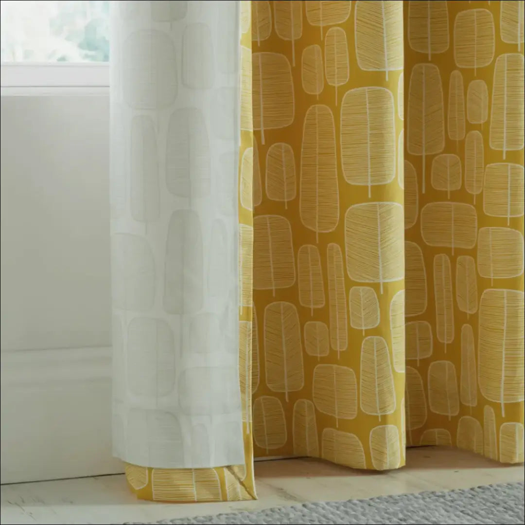 Užuolaidų komplektas (2vnt) DI11052 - €43 Save 50% 25-50, __label:Pristatymas 1-2 d.d., color-geltona,