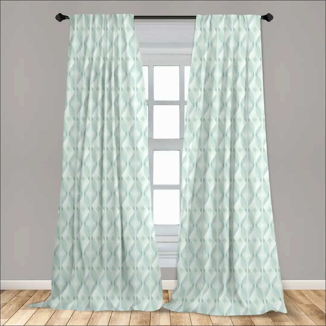 Užuolaidų komplektas (2vnt) DI11316 - €15 Save 50% __label:Pristatymas 1-2 d.d., color-balta, color-turkis,