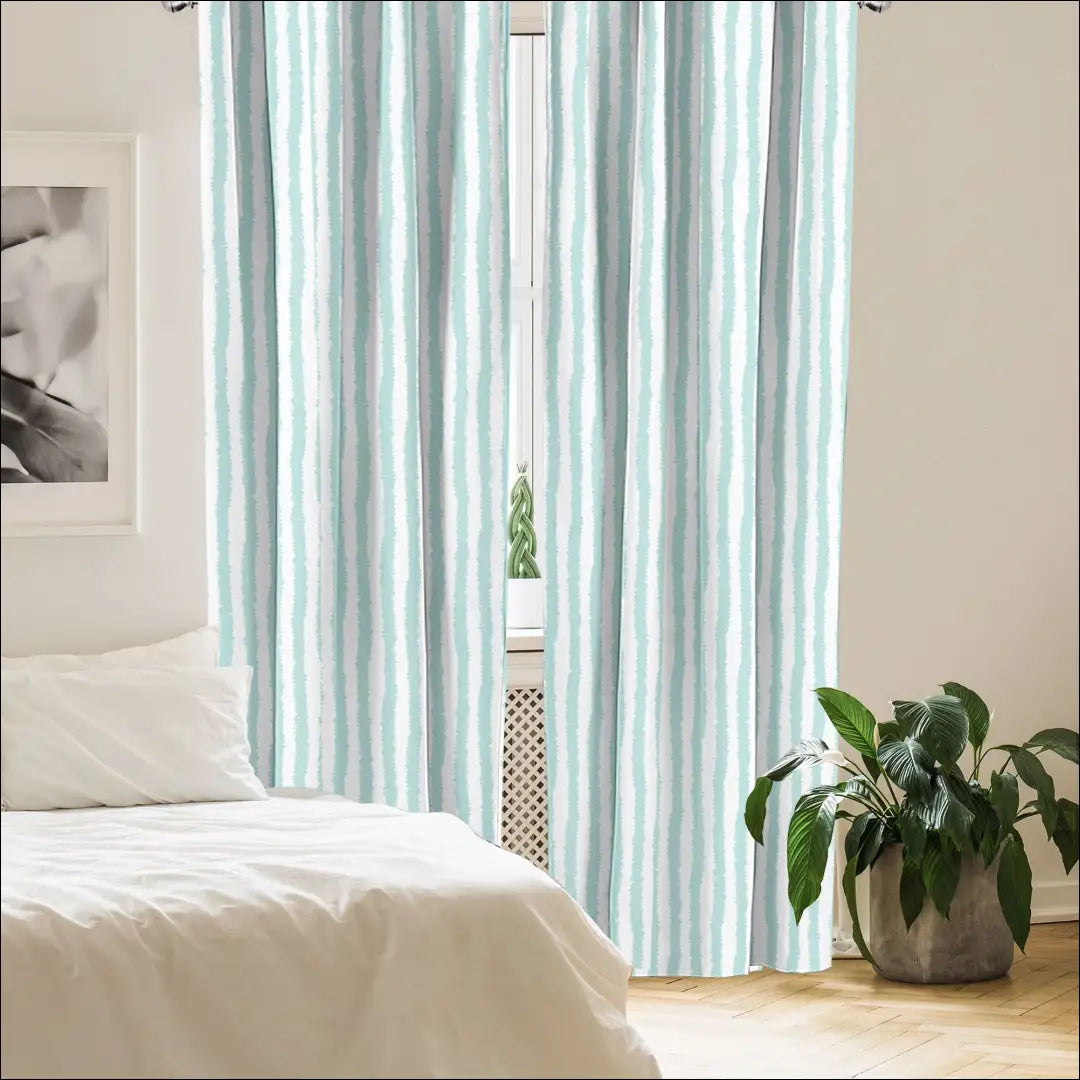 Užuolaidų komplektas (2vnt) DI11648 - €12 Save 50% __label:Pristatymas 1-2 d.d., color-balta, color-turkis,