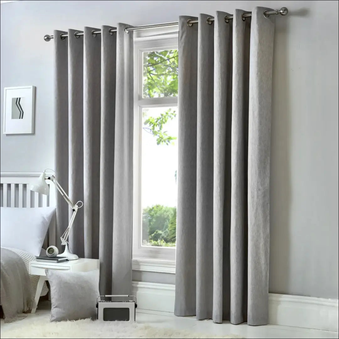 Užuolaidų komplektas (2vnt) DI11699 - €29 Save 50% 25-50, __label:Pristatymas 1-2 d.d., color-pilka, material-medvilne,
