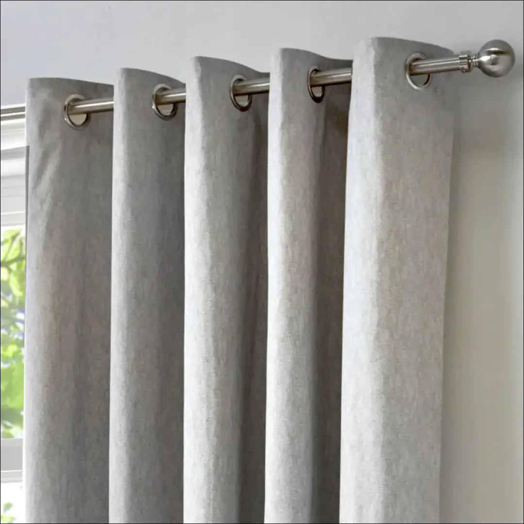 Užuolaidų komplektas (2vnt) DI11699 - €29 Save 50% 25-50, __label:Pristatymas 1-2 d.d., color-pilka, material-medvilne,