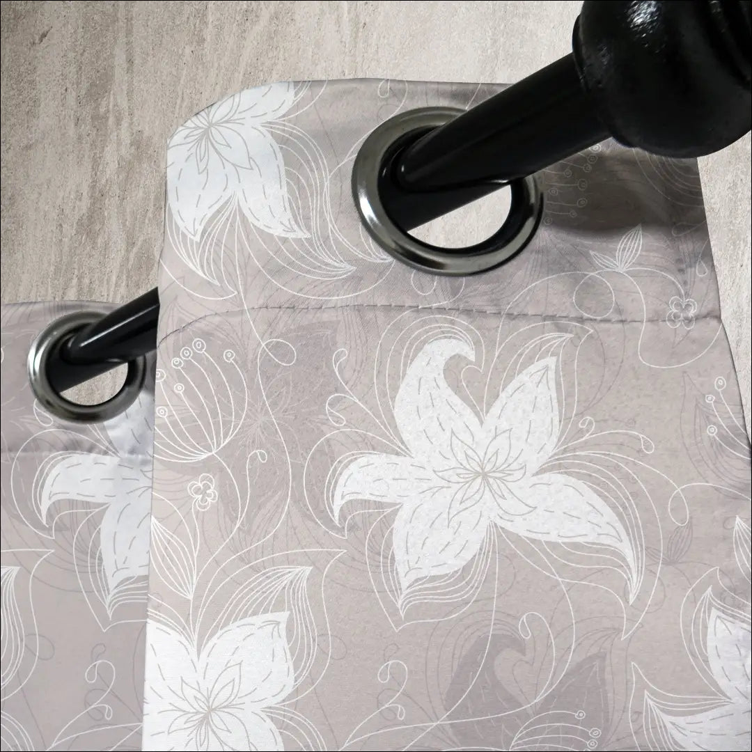 Užuolaidų komplektas (2vnt) DI11833 - €25 Save 50% 25-50, __label:Pristatymas 1-2 d.d., color-balta, color-smelio,