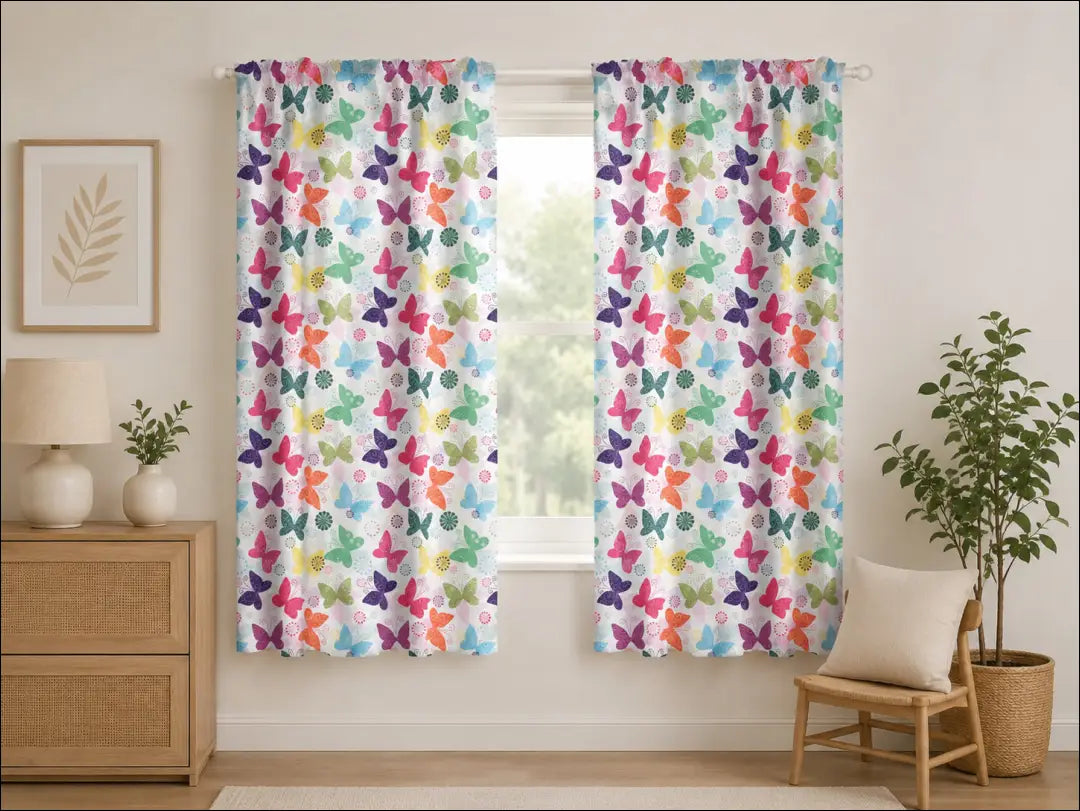 Užuolaidų komplektas (2vnt) DI12088 - €14 Save 50% __label:Pristatymas 1-2 d.d., color-balta, color-marga,