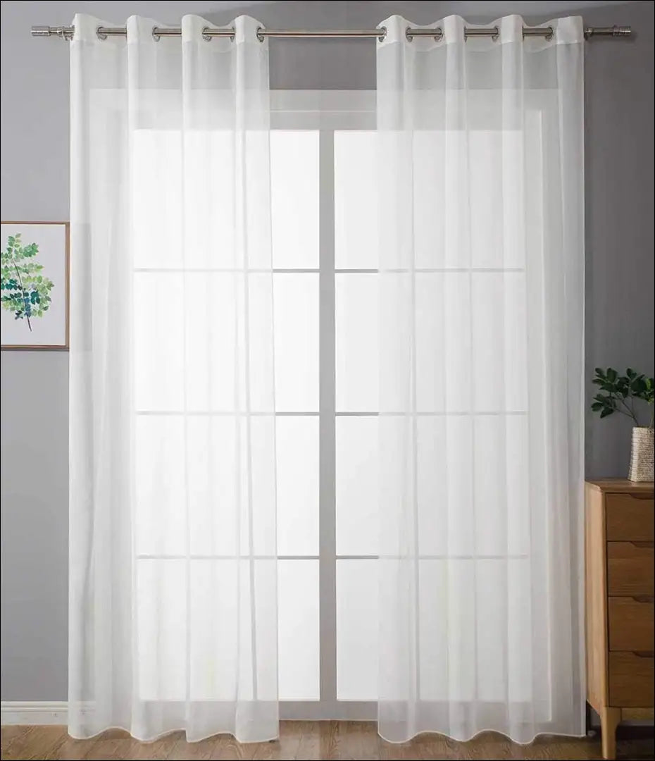 Užuolaidų komplektas (2vnt) DI12098 - €21 Save 50% __label:Pristatymas 1-2 d.d., color-balta, material-poliesteris,