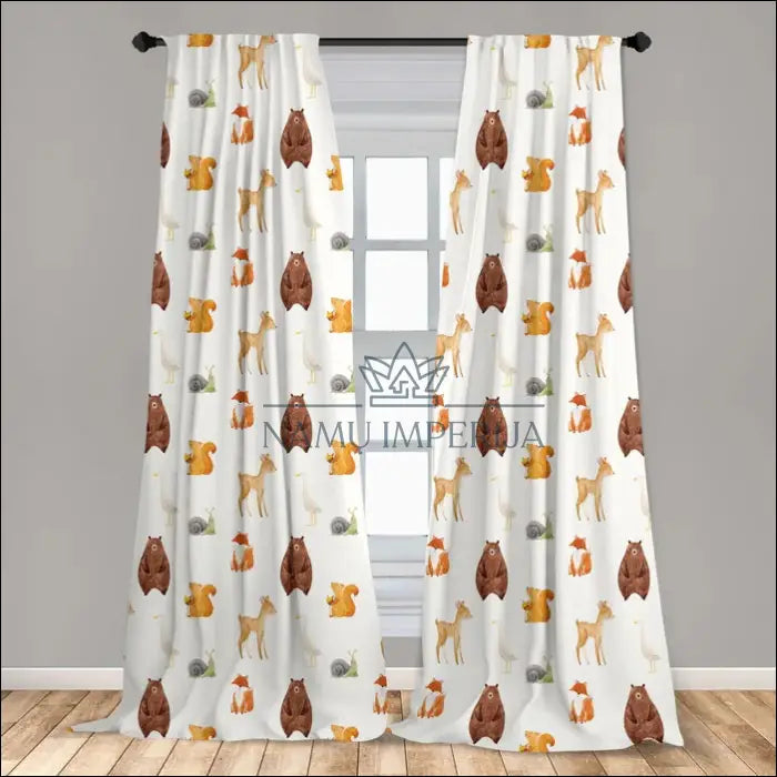 Užuolaidų komplektas (2vnt) DI2664 - €11 Save 65% __label:Pristatymas 1-2 d.d., color-balta, color-marga, color-margas,